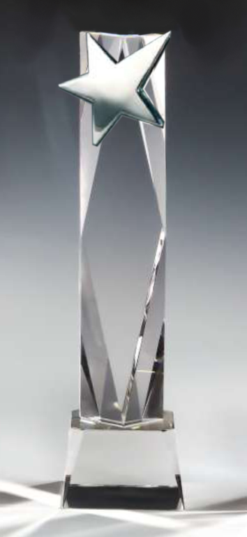Kristalltower mit  Stern